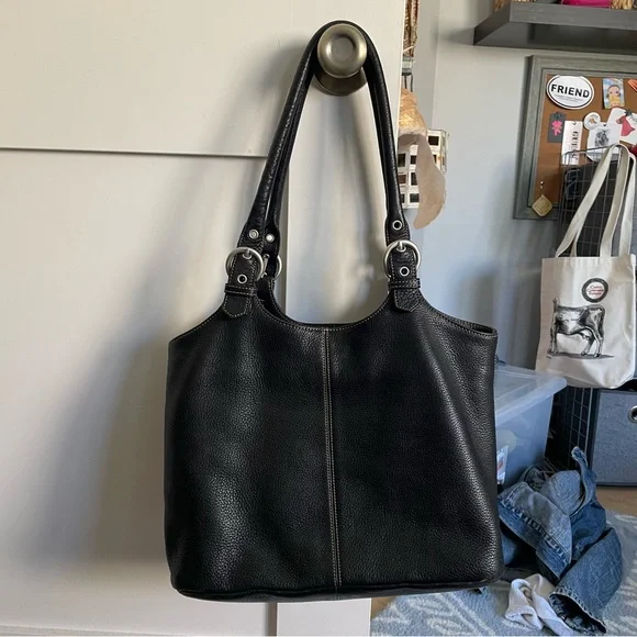 kenneth cole leather tote - Picture 3 of 8